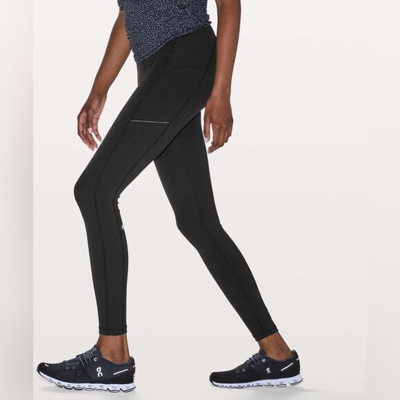 lululemon athletica Pants - Lululemon Leggings Women’s 6 Black Speed Up Tight 28" Full-On Luxtreme